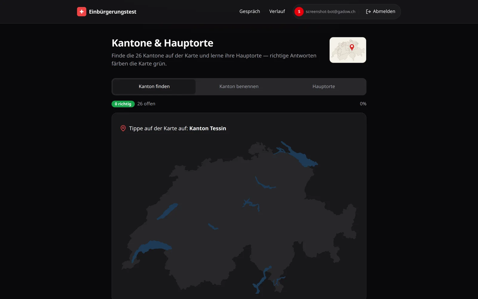 Einbürgerungswissen — Kantonswissen