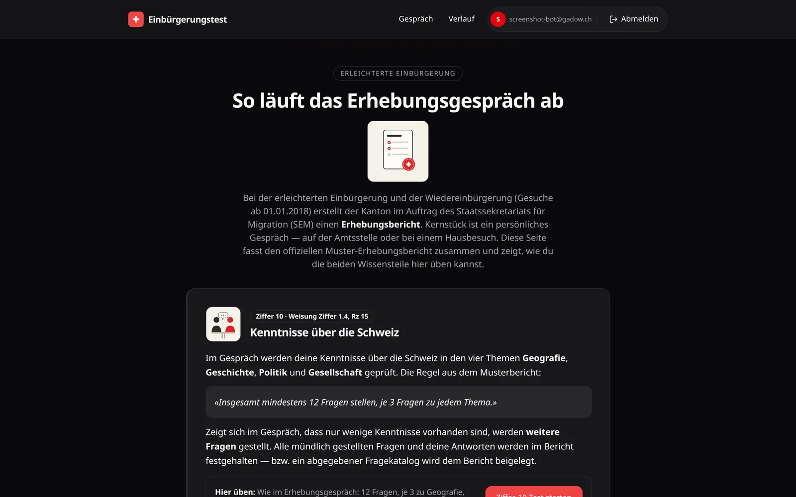 Einbürgerungswissen — Drei Lernmodi